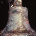 SS Central America Bell. Image is courtesy of Newman Numismatic Portal.