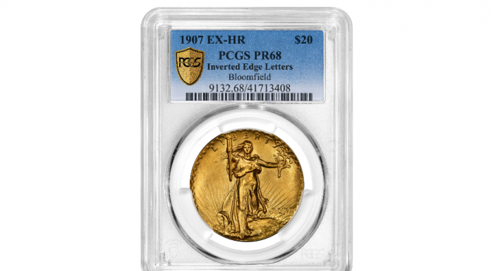 1907 Ultra High Relief Double Eagle Graded by PCGS Sells for $4.1 Million 1907 UHR Saint-Gaudens $20