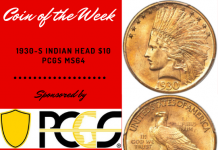 1930-S Indian Head $10, PCGS MS64