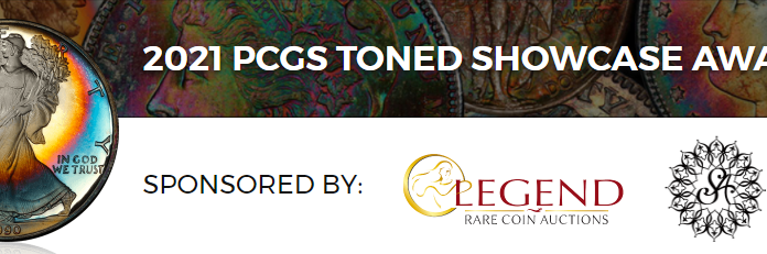 PCGS Toned Coins Showcase Banner