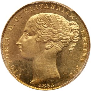 1855 Australia Sovereign 