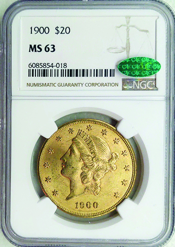 1900 gold $20