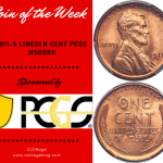 1911-S Lincoln Cent PCGS MS66RD