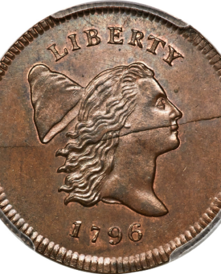 1796 Liberty Cap No Pole Half Cent: PCGS Coin of the Week