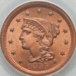 1855 Braided Hair Large Cent