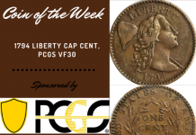 1794 Liberty Cap Cent