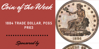 1884 Trade Dollar, PCGS PR63