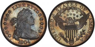 1804 Draped Bust Dollar.