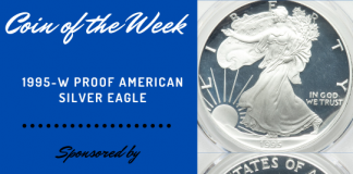 1995-W Proof American Silver Eagle.