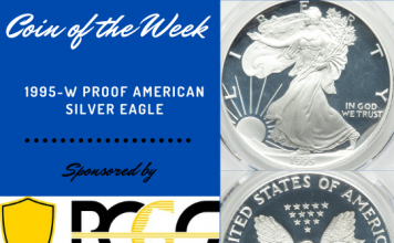 1995-W Proof American Silver Eagle.