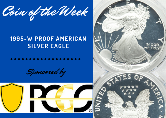 1995-W Proof American Silver Eagle.