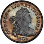 1804 Spiked Chin Half Cent