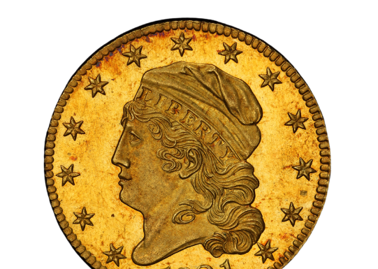 1821 Capped Head Left Half Eagle, PCGS Coin of the Month Coin of the Month