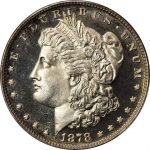 1878 Morgan Silver Dollar 8 Tailfeathers