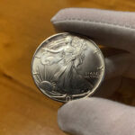 Hand Holding Coin