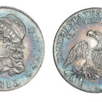 Half dollars dated 1815 were struck in January 1816