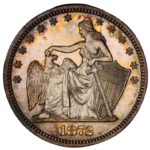 1872 Amazonian Quarter Dollar in Silver