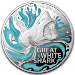 2022 Australian $5 Silver Great White Shark coin
