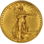 1907 High Relief Double Eagle Coin