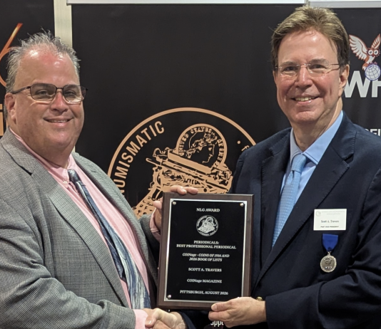 COINage Magazine Wins Top Literary Award